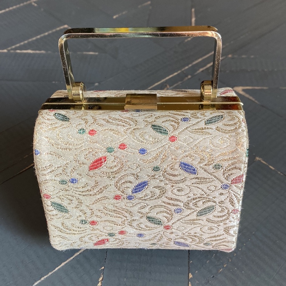 🥀Rare🥀1950’s Antique Vintage Graceline Brocade Evening Bag